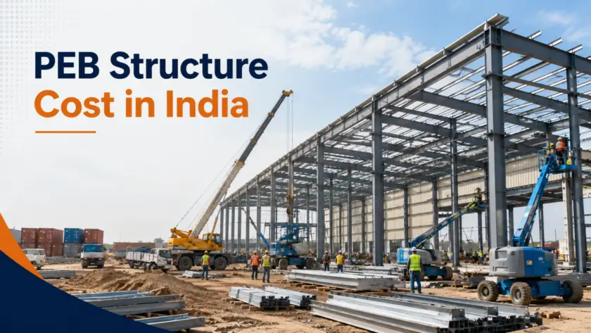 PEB structure under construction in India
