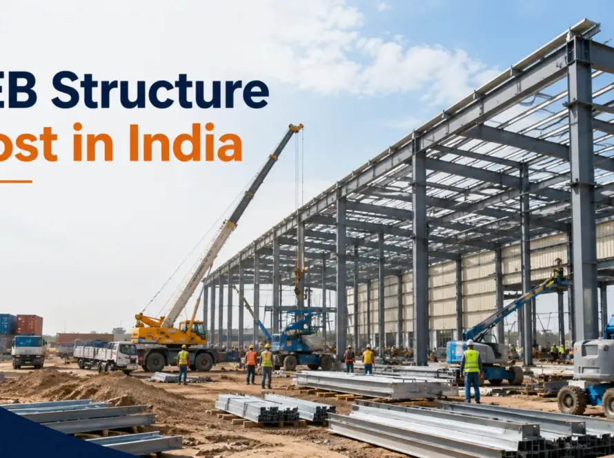 PEB structure under construction in India