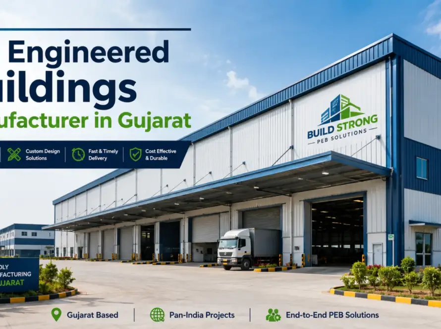 Pre engineered buildings manufacturer in Gujarat delivering industrial warehouse and factory construction solutions