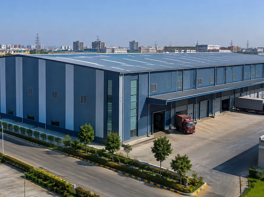 Modern pre-engineered steel building in Delhi NCR