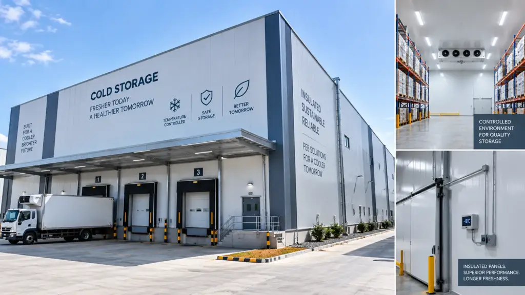 Devashish PEB controlled-environment facility built for insulated industrial storage