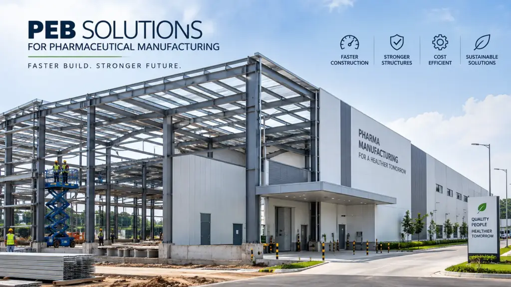 PEB solutions for pharmaceutical manufacturing - steel structure construction